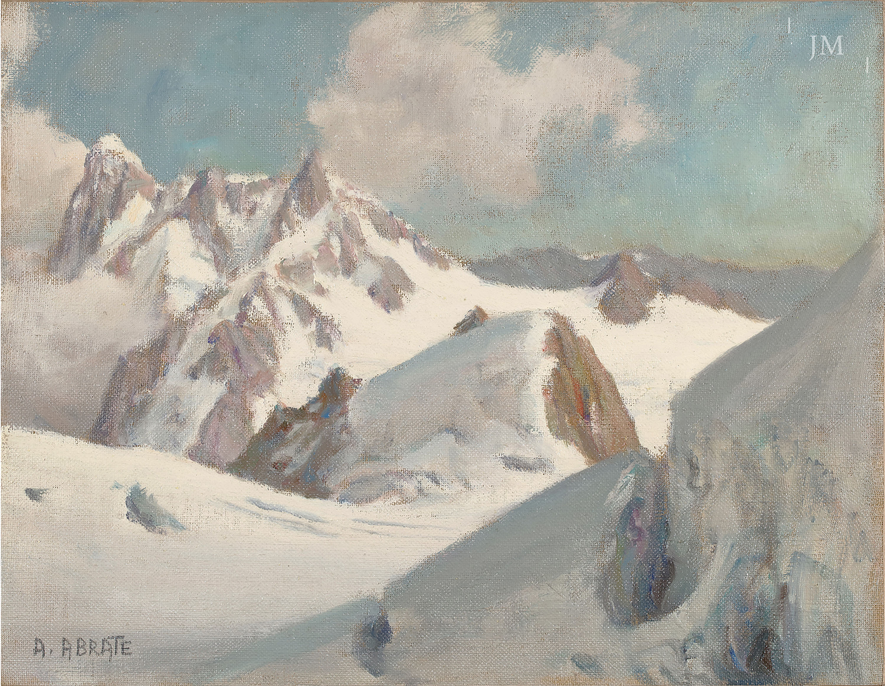 The Grandes Jorasses and the Dent du Géant, Mont Blanc, France
